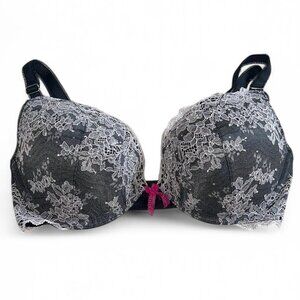 Victoria's Secret Dream Angels Demi Lined Bra - Light Pink Lace W/studs Sz 38C